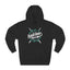 NS26 "White Lightning" Black Hooded Sweatshirt