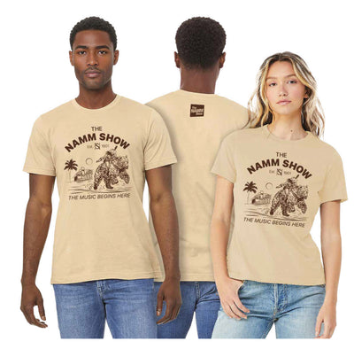 NS26 "Bucking Beargirl" Sand Dune Short Sleeve T-shirt