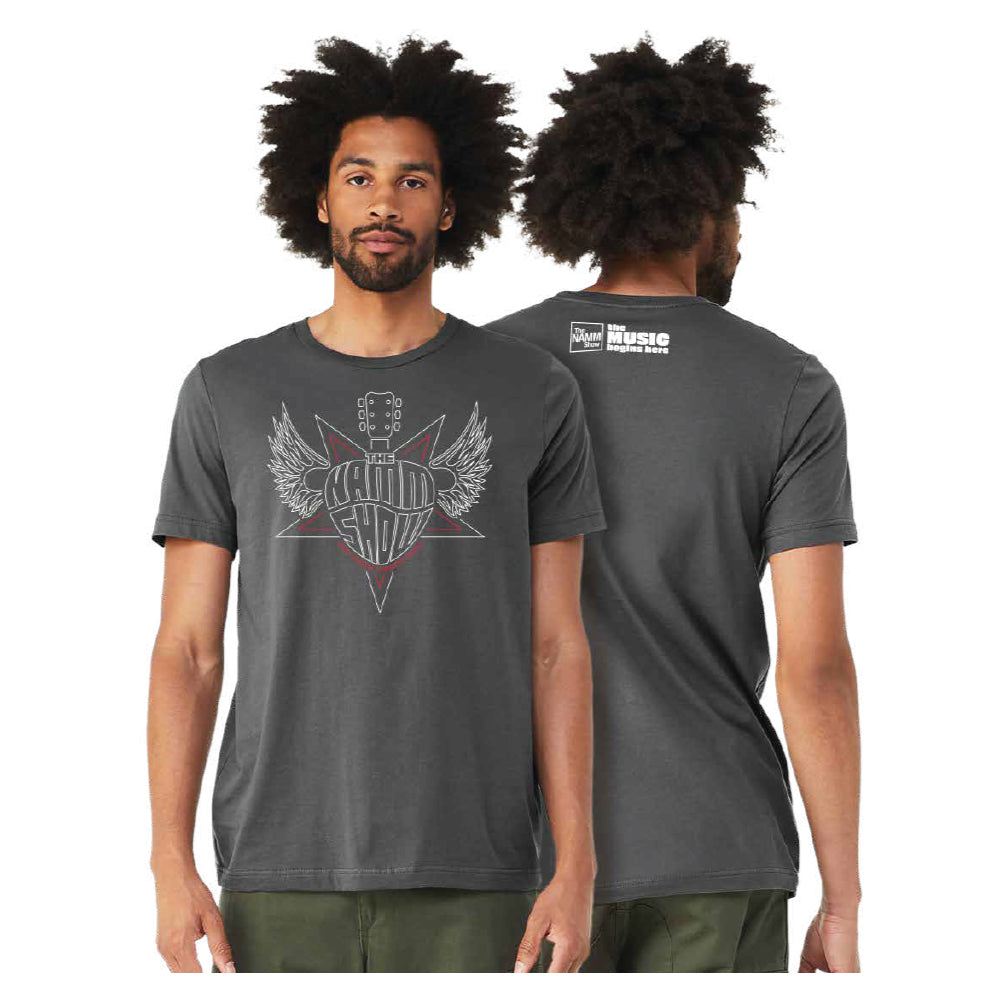 NS26 "Pick Star" Asphalt Gray Short Sleeve T-shirt